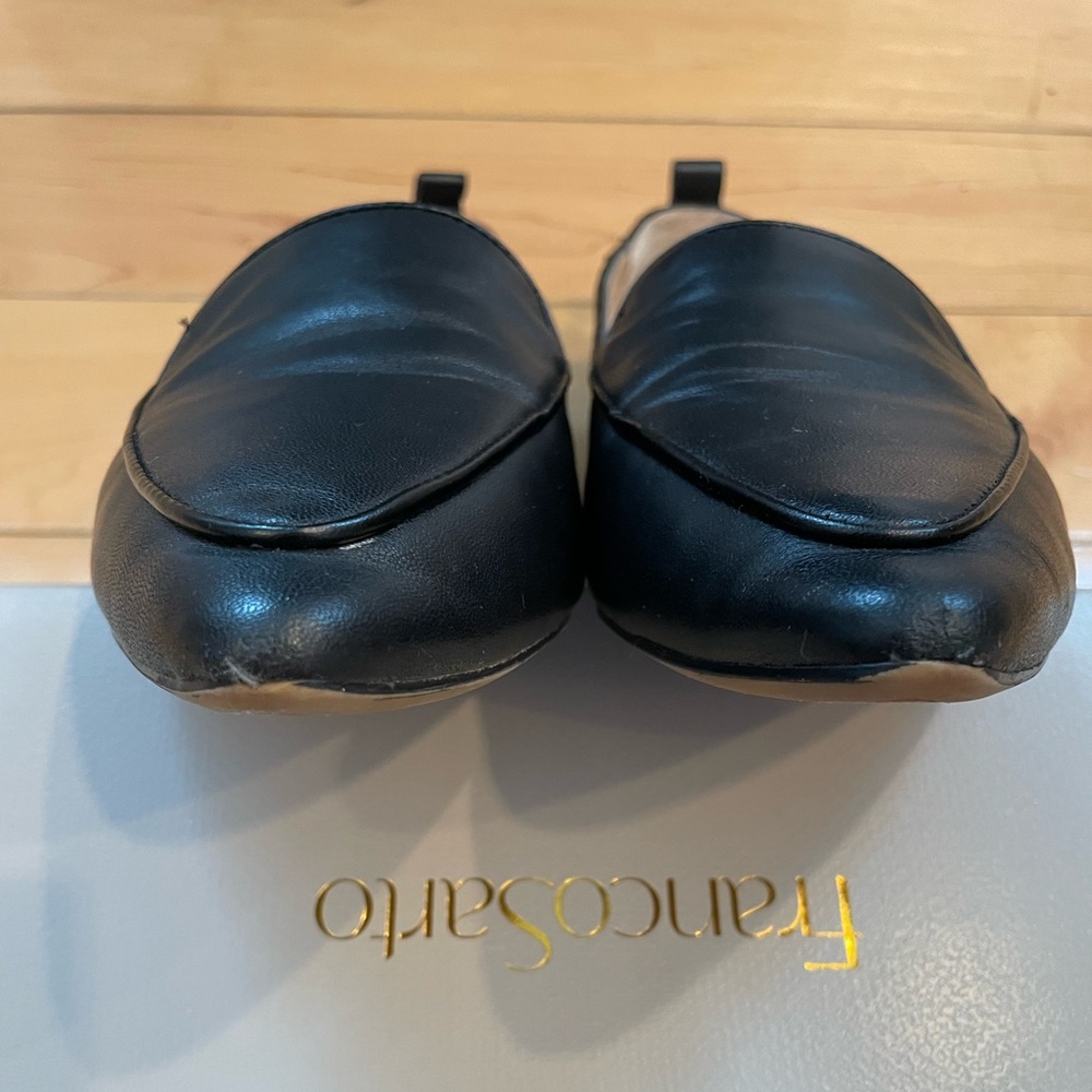 Franco Sarto “Studio” black leather loafers size 8 - Picture 7 of 9